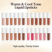 Mini gloss à lèvres personnalisé avec logo, fournisseur de gloss à lèvres de haute qualité, végan, imperméable, longue tenue, non décolorant, rouge à lèvres liquide hautement pigmenté