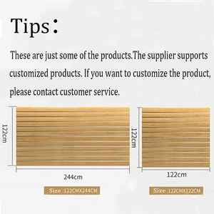 Panneau mural à fente en bois, panneau de fente de supermarché, 1220*2440*18mm, affichage mural en bois/motif de <span class=keywords><strong>brique</strong></span>/étagères de supermarché/panneau mural en slate de MDF - Product Image 4