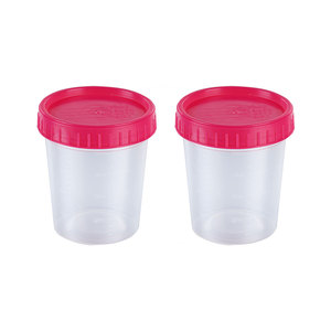 10ml 20ml 30ml 60ml 100ml 120ml 일회용 플라스틱 표본 샘플 테스트 컵 실험실 테스트를 위한 대변 소변 수집 용기 - Product Image 2