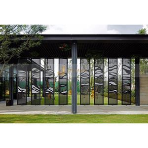 ANN2114 Customized Modern Stainless Steel <b>Room</b> <b>Divider</b> Screen Coating Technology Multi-Functional Design Durable Construction - Product Image 3