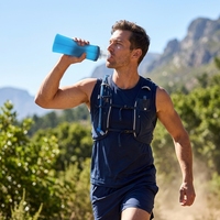 Gourde souple en TPU non toxique 500 ml, pliable, étanche, avec logo personnalisé, pour triathlon, entraînement, fitness, randonnée, facile à nettoyer