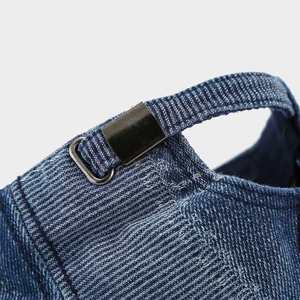 2024 New Irregular Stitching Denim Cap Washed Retro Solid Color <b>Soft</b> Cap <b>Jean</b> Denim Baseball Cap - Product Image 5