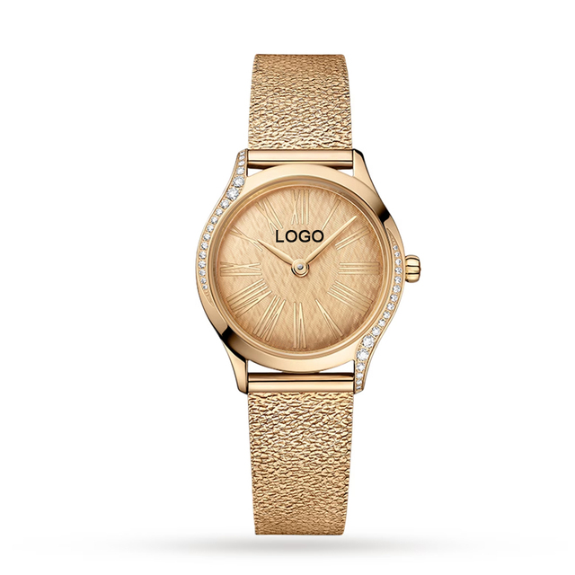 HANNAH MARTIN Watch Factory Customized Fashion Vintage Luxury Women Watch Stainless Steel Diamond Watch Dial Ladies Wrist Watch