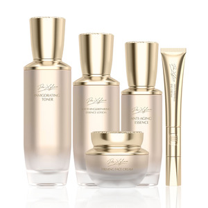 Private Label 5% Pro-Xylane Anti-Aging Hautpflegeset OEM |   Straffendes Toner-Essenz-Creme-<span class=keywords><strong>Serum</strong></span> zur Faltenreduzierung & Aufhellung - Product Image 1