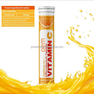 Vitahealthyプライベートラベル発泡錠のベストプライスビタミンC1000mg VCオレンジフレーバー毎日の健康アンチエイジング - Product Image 3