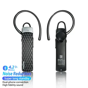 Remax Cổ Điển Phổ Biến Bán RB-T9 Bluetooth Thông Minh Đồng Hồ Tai Nghe Nhỏ 4.1 Headphone 2021 Tai Nghe Không Dây Earbuds