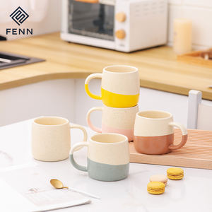 FENN personalizado regalo taza de té café 400ml Ins taza de café de cerámica Apto para lavavajillas taza de sublimación con taza de palabra de cerámica - Product Image 3