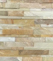 Revêtement mural extérieur en pierre naturelle, beige, avec panneau en pierre calcaire
