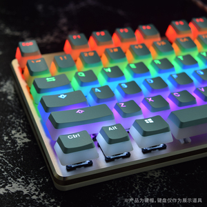 คีย์แคป AFLION PBT OEM 108 ปุ่ม แบบ Pudding สำหรับคีย์บอร์ดเชิงกล <span class=keywords><strong>Cherry</strong></span> <span class=keywords><strong>MX</strong></span> RGB คีย์บอร์ดเกมเมอร์ สวิตช์สีฟ้า ดำ น้ำตาล ดำ - Product Image 6