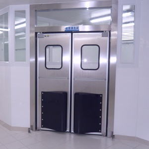 ประตูสวิงฉนวนกันความร้อนสำหรับโรงงานอาหาร ผลิตจากเหล็กขัดเงา - Product Image 2