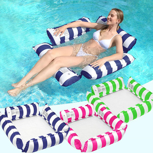 Wholesale Pool <b>Floats</b> Rafts Bed Water Hammock 4 in 1 <b>Inflatable</b> Pool Floating Chair for Adults Summer Swimming Pool Lake Beach - Product Image 1