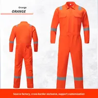Combinaison de travail ignifuge en coton personnalisée, uniforme de travail, vêtements de travail réfléchissants, vêtements de travail haute visibilité, ignifuge, FRC, FR