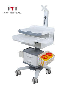 Bác sĩ Máy Trạm Xe đẩy ánh sáng y tế MT Bệnh viện Y tế điều chỉnh chiều cao máy tính xách tay y tế Có Ngăn Kéo - Product Image 2