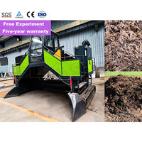 Tourneur de compost à chenilles CLASSY pour la production d'engrais organique à partir de fumier de volaille