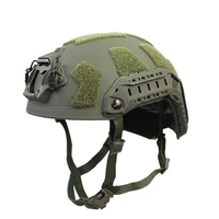 Casque tactique Olive Drab FAST SF PE avec suspension réglable et rembourrage amortissant pour l'entraînement professionnel en plein air