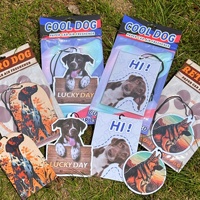 Les nouveaux désodorisants suspendus pour voiture désodorisant en papier pour garde-robe de voiture personnalisée parfum d'animal berger allemand chien