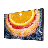 Écran mural vidéo LCD 46 49 55 65 pouces 2x2 3x3 4K le plus populaire avec écran d'épissage sans couture, y compris contrôleur de mur vidéo