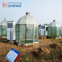 Plateforme d'enrichissement en CO2 sur site avec régulation intelligente du gaz pour les études de croissance des plantes