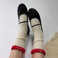 Chaussettes unies antibactériennes pour femmes, tricotées à la main, avec revers personnalisé, écologiques et à séchage rapide, vente en gros OEM