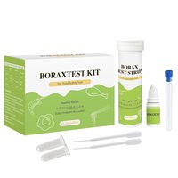 Kit de Tiras Reactivas Rápidas de Ácido Bórico (Borax) de 10 Piezas, Kit de Prueba de Seguridad Alimentaria para Detectar Aditivos Ilegales de Borax en Diversos Alimentos