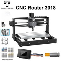 Machine de gravure et de fraisage CNC au laser diode 3018 Pro pour acrylique, bois, métal avec contrôle Grbl