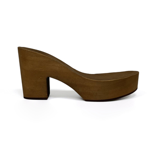 Zuecos Clásicos de Madera con Punta Abierta, Hechos a Mano, con Tacón Alto, para Invierno, Otoño y Verano, Aptos para Caminar Descalzo - Product Image 4