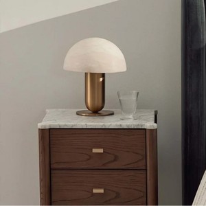 Lampe de table en marbre E27 LED 220V avec interrupteur pour la décoration du salon et de la chambre - Product Image 2
