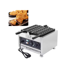 Nouveau panneau numérique électromécanique de machine de gaufre de gâteau de poisson mini commercial, restaurant, équipement de collation