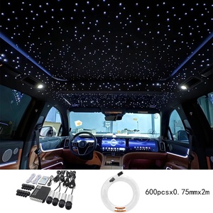 Bộ đèn LED bầu trời đầy sao trên ô tô với cấu trúc bằng nhựa Điều khiển không dây & tính năng điều chỉnh độ sáng-Hào quang đầy màu sắc tất cả trong một - Product Image 2