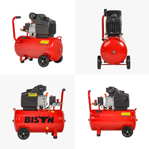 Compressore d'Aria Industriale BISON(CHINA) a Cinghia, 50L, 1500W, 220V, 8Bar, 115PSI per Cantieri Edili - Product Image 2