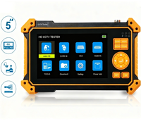 Testeur de caméra coaxiale HD 5 pouces avec prise en charge 8MP AHD/CVI/TVI/EX-SDI, entrée VGA, test de câble OTDR et sortie d'alimentation