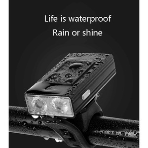 T6 <b>Bicycle</b> Headlight LED USB Rechargeable Digital Display 4 Modes IPX4 Waterproof Night Riding Light - Product Image 5