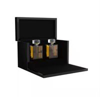 Boîtes rigides personnalisées de luxe écologiques pour emballages de parfums avec laminage brillant, gaufrage et finition UV, boîte cadeau pour bijoux