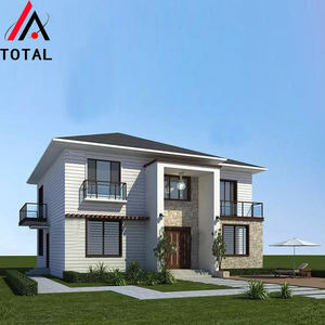 Ánh sáng kết cấu thép biệt thự thiết kế, đúc sẵn sang trọng nơi cư trú - Product Image 1