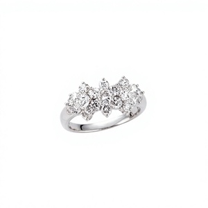 Anillos Finos Chapados en Oro para Mujer al por Mayor, Hechos de Plata de Ley S925, con Corte Brillante, Diamante Cultivado en Laboratorio de 0.5 Quilates, Circonia Cúbica - Product Image 4