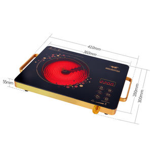<span class=keywords><strong>Cuisinière</strong></span> à induction électrique à infrarouges, 220V, 2200w, appareil ménager, plaque de cuisson <span class=keywords><strong>en</strong></span> promotion - Product Image 4