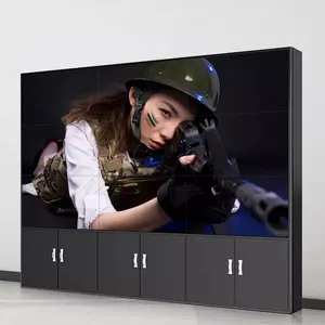 4k Uhd настенный ЖК-дисплей цифровой вывески экран реклама видео стена 55 дюймов 3x3 Видео Сращивание экранов контроллер 2x2