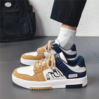 Vente en gros d'usine bon marché personnalisé respirant plat mode nouveau design chaussures de style de marche skateboard baskets décontractées pour hommes