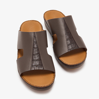 SHIKOL Pyto Sandales À La Main Sandales Arabes Hommes Logo Personnalisé Haute Qualité En Cuir Véritable confort Golfe Arabe Sandales Hommes