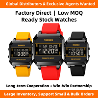 Skmei 1848 Herren Digitaluhren 5ATM Wasserdichte Sportuhr Dual-Zeit Armbanduhr LED Reloj Herrenuhr