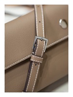 Sac bandoulière pour femme en cuir de vachette véritable de haute qualité, petit sac à main pour téléphone portable, portefeuille, style tendance, étanche, avec fermoir