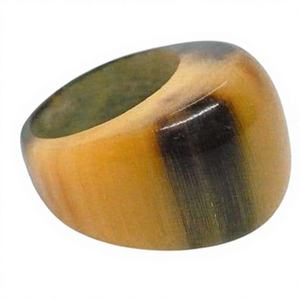 Buffalo Horn <b>Rings</b> Handmade Durable Animal Style Natural Color Statement Jewelry - Product Image 1