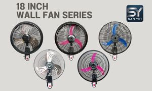 18 Inch Metal Grill 3ABS Blade Wall <b>Fan</b> 110V <b>Standing</b> <b>Fan</b> for Home Oscillating Wall <b>Fan</b> - Product Image 3