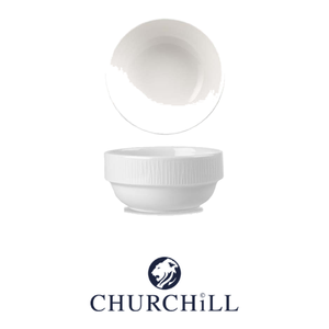 Bol à salade en bambou blanc 12 cm 40 cl H 5,5 cm Churchill White Relief - Product Image 4