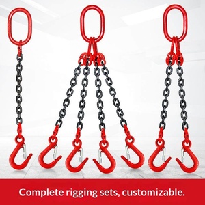 וו הרמה משולב עם שרשרת ברזל להרמת מטענים מעל הראש - Product Image 2