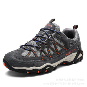 Chaussures de randonnée pour hommes et femmes, légères, respirantes, avec empeigne en mesh, semelle intérieure en PU souple, semelle intermédiaire en caoutchouc résistante à l'usure, style randonnée en plein air - Product Image 6