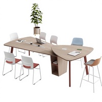 Table de conférence Alien, bureau moderne pour petit appartement, table de négociation modulable haute-basse pour loisirs, combinaison libre