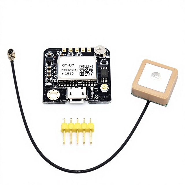 GT-U7 GPS Module Navigation Satellite Positioning NEO-6M Compatible with UNO R3 51 Microcontroller STM32 SPI Interface