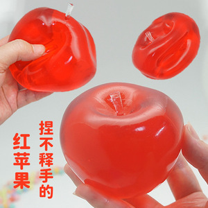 Juguete Antiestrés de Plástico Moldeable en Forma de Manzana, Regalo Novedoso para Fiestas, Herramienta para Aliviar el Estrés, Duradero, Suministro de Fábrica - Product Image 4