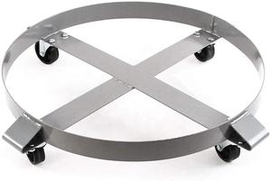 De servicio pesado tambor de muñecas 1000 libras-<span class=keywords><strong>55</strong></span> galones ruedas giratorias de marco de acero no propina camión de mano capacidad <span class=keywords><strong>Dolly</strong></span> - Product Image 2